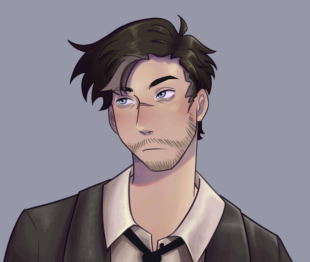 Headshot lineart + fullcolor