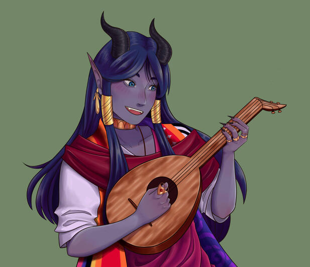 Halfbody Lineart + fullcolor